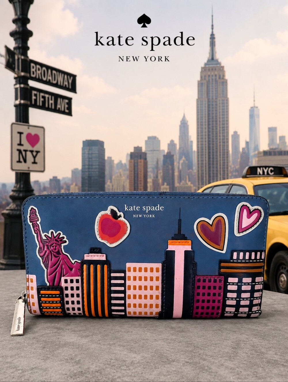Kate Spade NYC Leather Continental Wallet